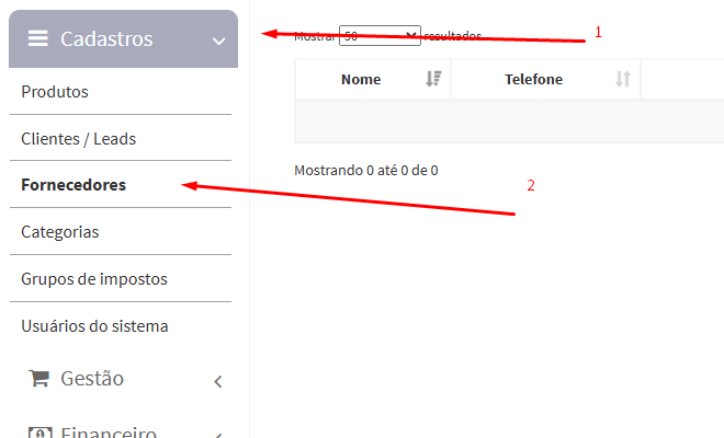 Exemplo de Configuração