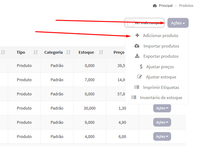 Exemplo de Configuração