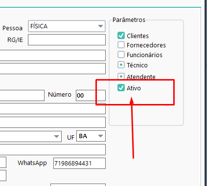 Exemplo de Configuração