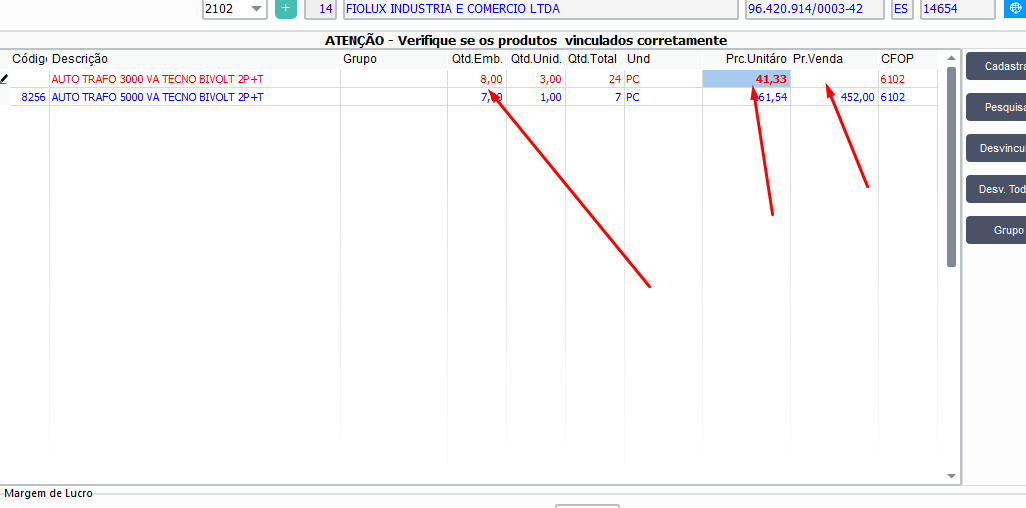 Exemplo de Configuração