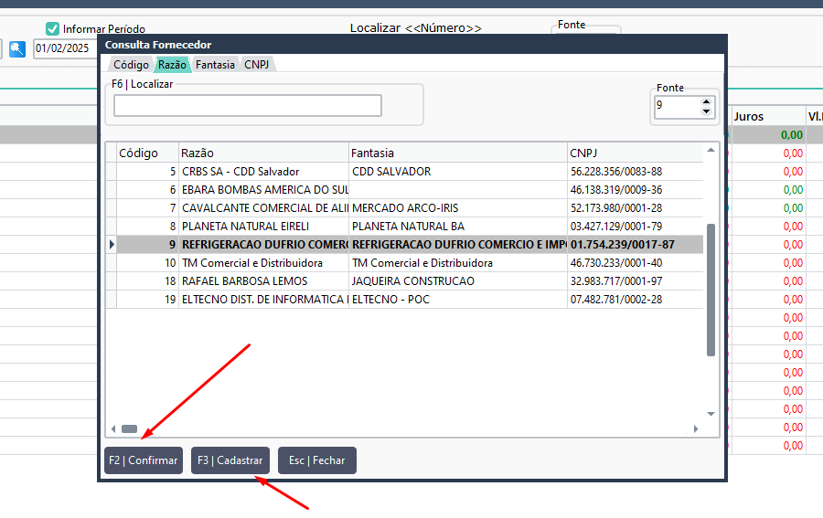 Exemplo de Configuração