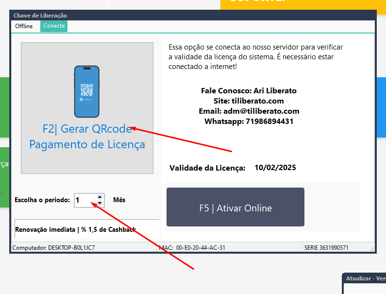 Exemplo de Configuração