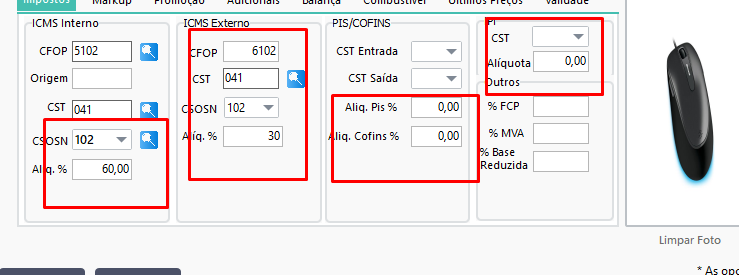 Exemplo de Configuração