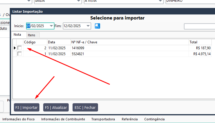 Exemplo de Configuração