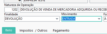 Exemplo de Configuração