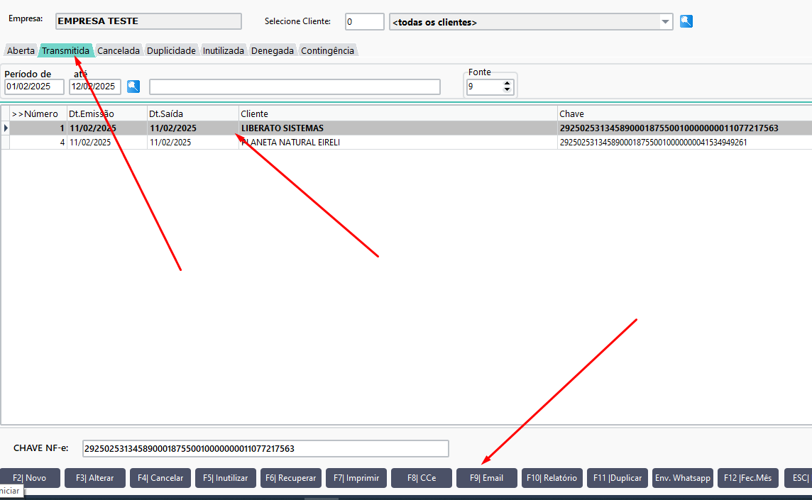 Exemplo de Configuração