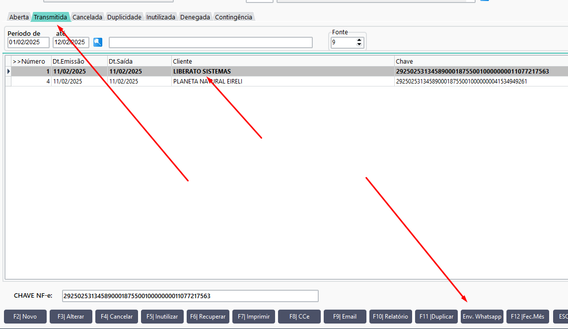 Exemplo de Configuração