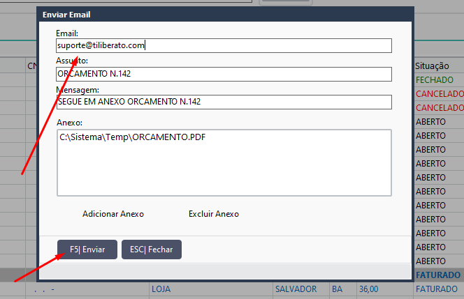 Exemplo de Configuração