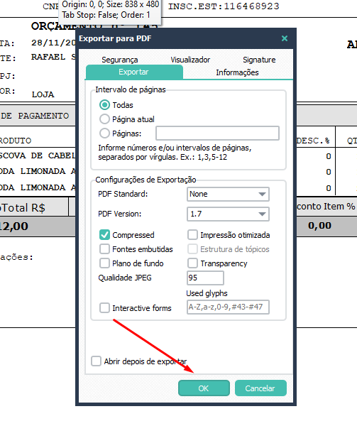 Exemplo de Configuração