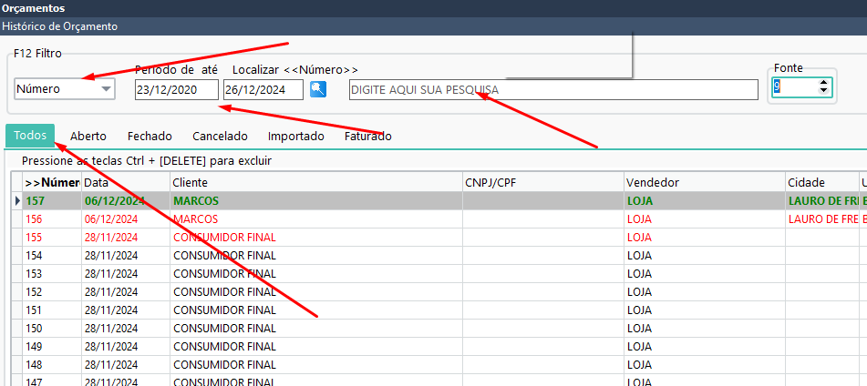 Exemplo de Configuração