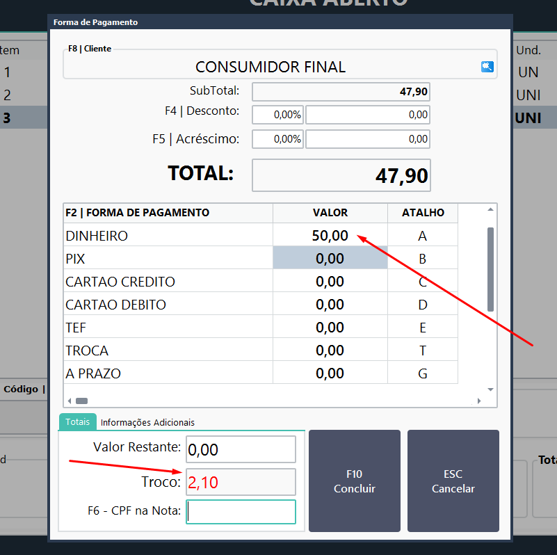 Exemplo de Configuração