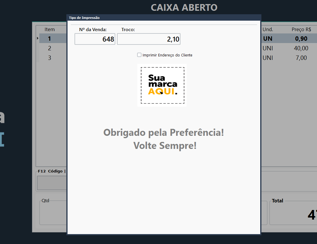 Exemplo de Configuração