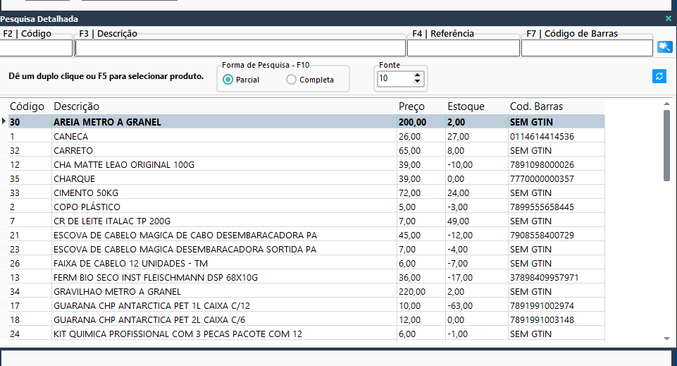 Exemplo de Configuração