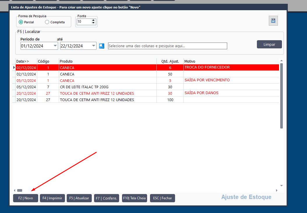 Exemplo de Configuração