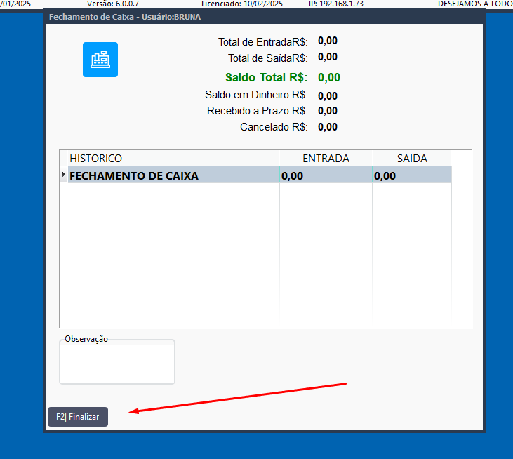 Exemplo de Configuração