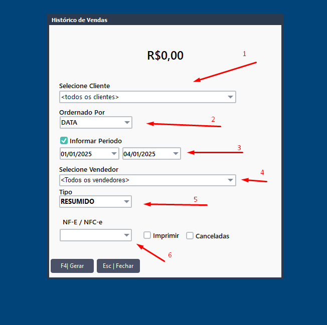Exemplo de Configuração