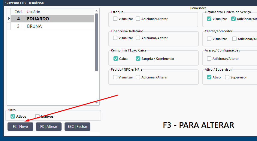 Exemplo de Configuração